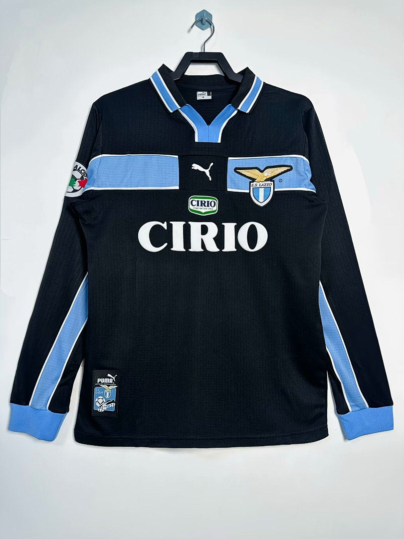 Lazio 98/99 Away Long Sleeve Football Shirt
