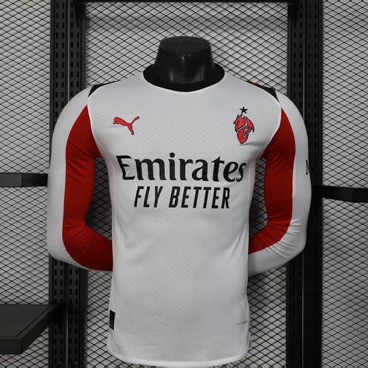 AC Milan 25/26 Away Long Sleeve Football Shirt