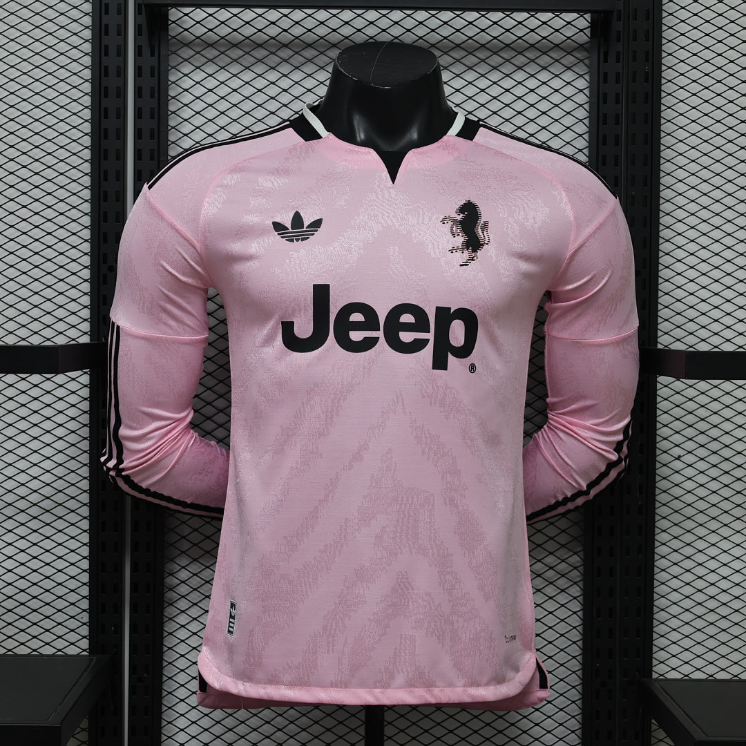 Juventus 26/27 Away Pink Long Sleeve Football Shirt