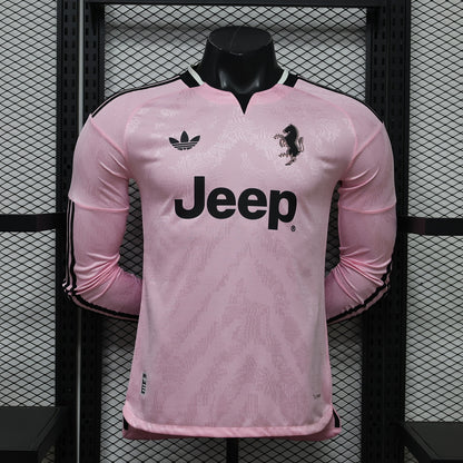 Juventus 26/27 Away Pink Long Sleeve Football Shirt
