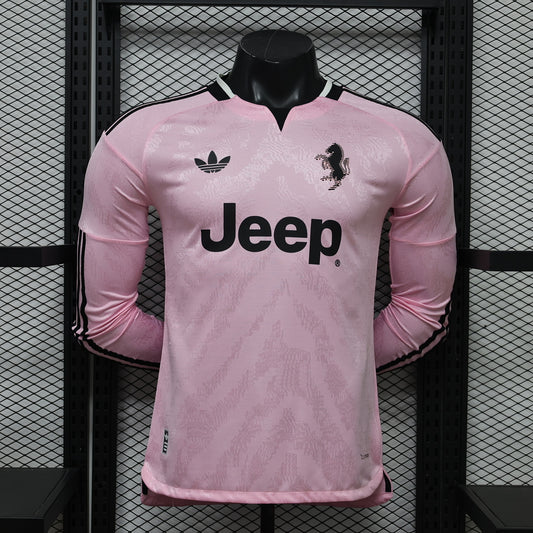 Juventus 26/27 Away Pink Long Sleeve Football Shirt