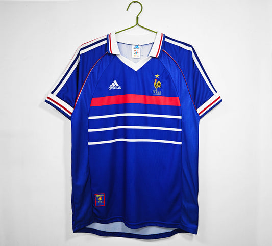 Retro France 1998 Home Football Shirt