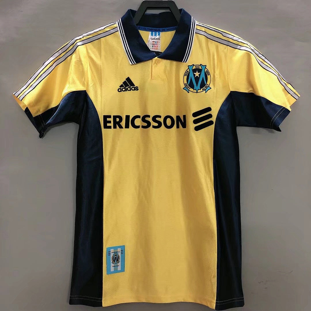 Marseille 98/99 Away Gold Football Shirt