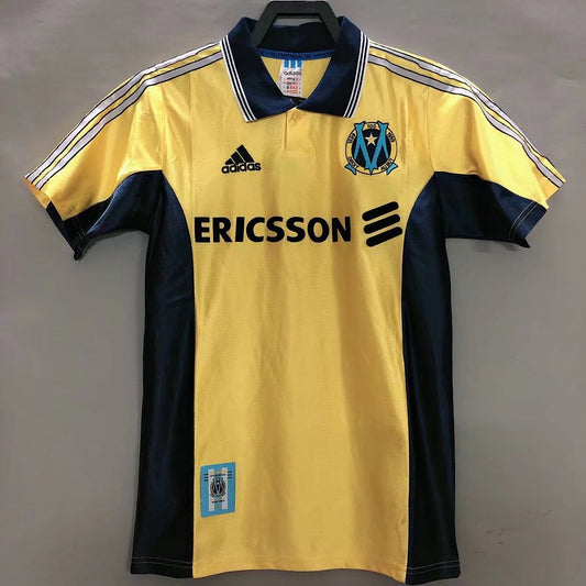 Marseille 98/99 Away Gold Football Shirt