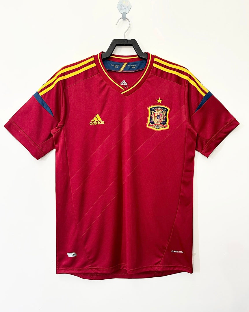 Spain 2012 Home Football Shirt