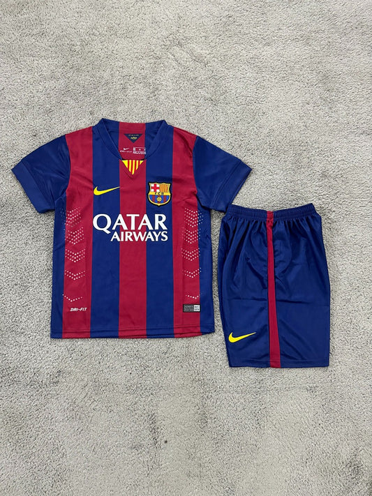 Kids Retro Barcelona 14/15 Home Football Shirt