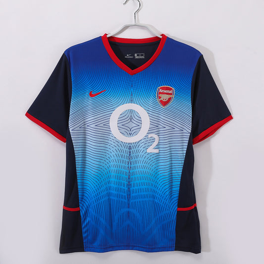 Arsenal 02/04 Away Blue Football Shirt
