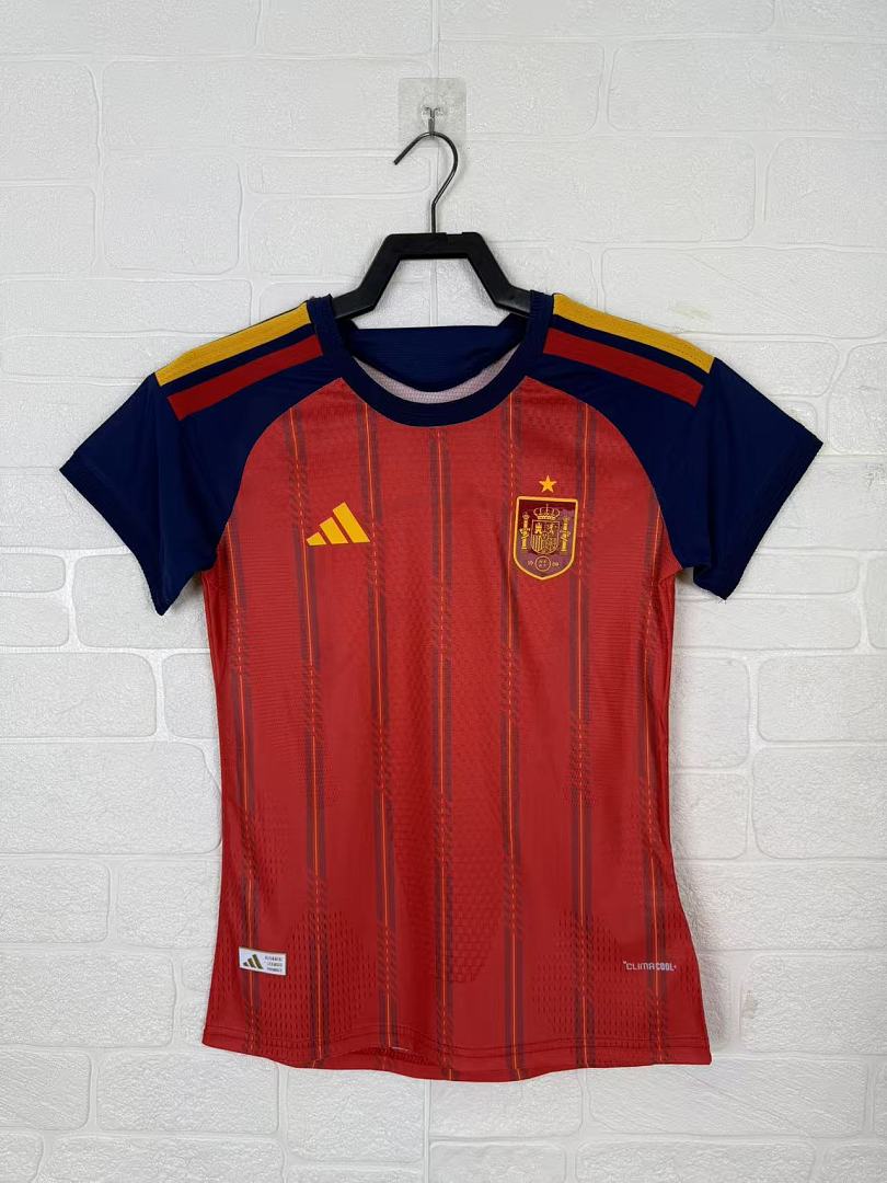 Women's Spain 26/27 Home Player Version Football Shirt