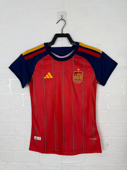 Women's Spain 26/27 Home Player Version Football Shirt