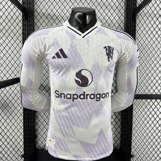 Manchester United 25/26 Away Long Sleeve Football Shirt