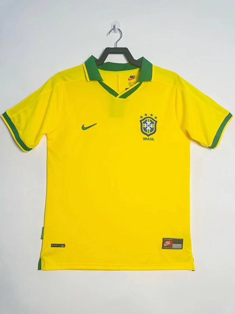 Brazil 1997 Home Football Shirt