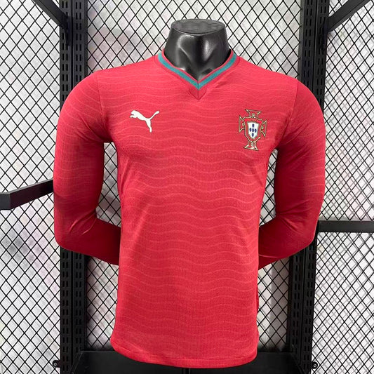Portugal 2026 Home Long Sleeve Football Shirt