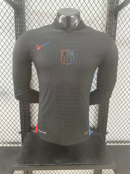 Barcelona 24/25 Away Long Sleeve Football Shirt