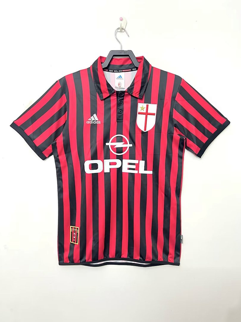 AC Milan 99/00 Home Football Shirt