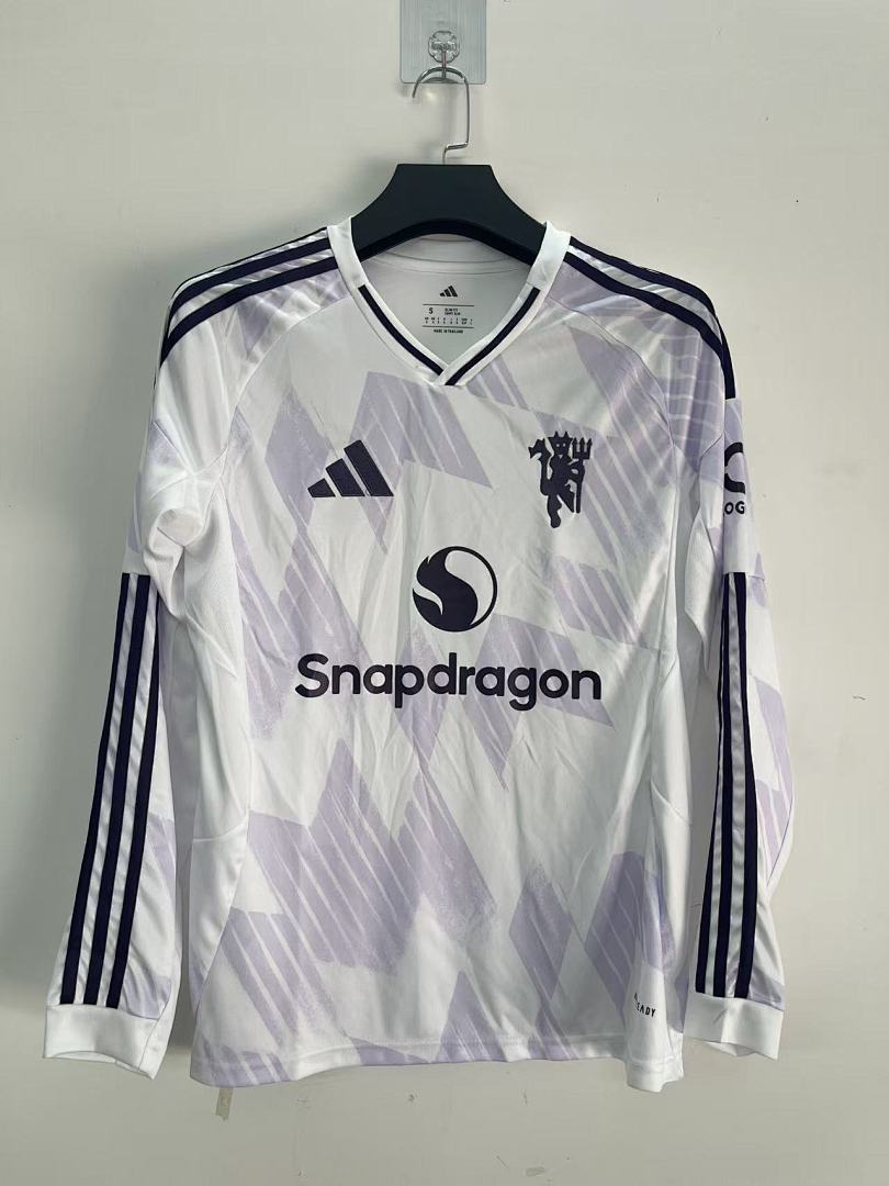 Manchester United 25/26 Away Long Sleeve Football Shirt