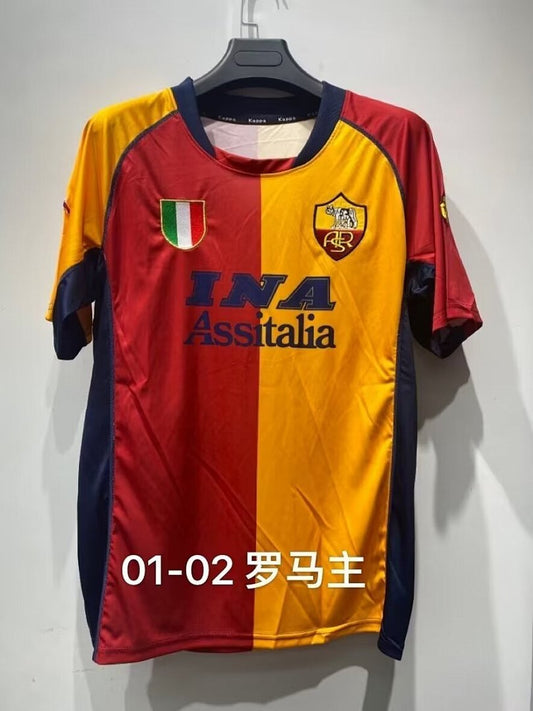 Roma 01/02 Home Football Shirt