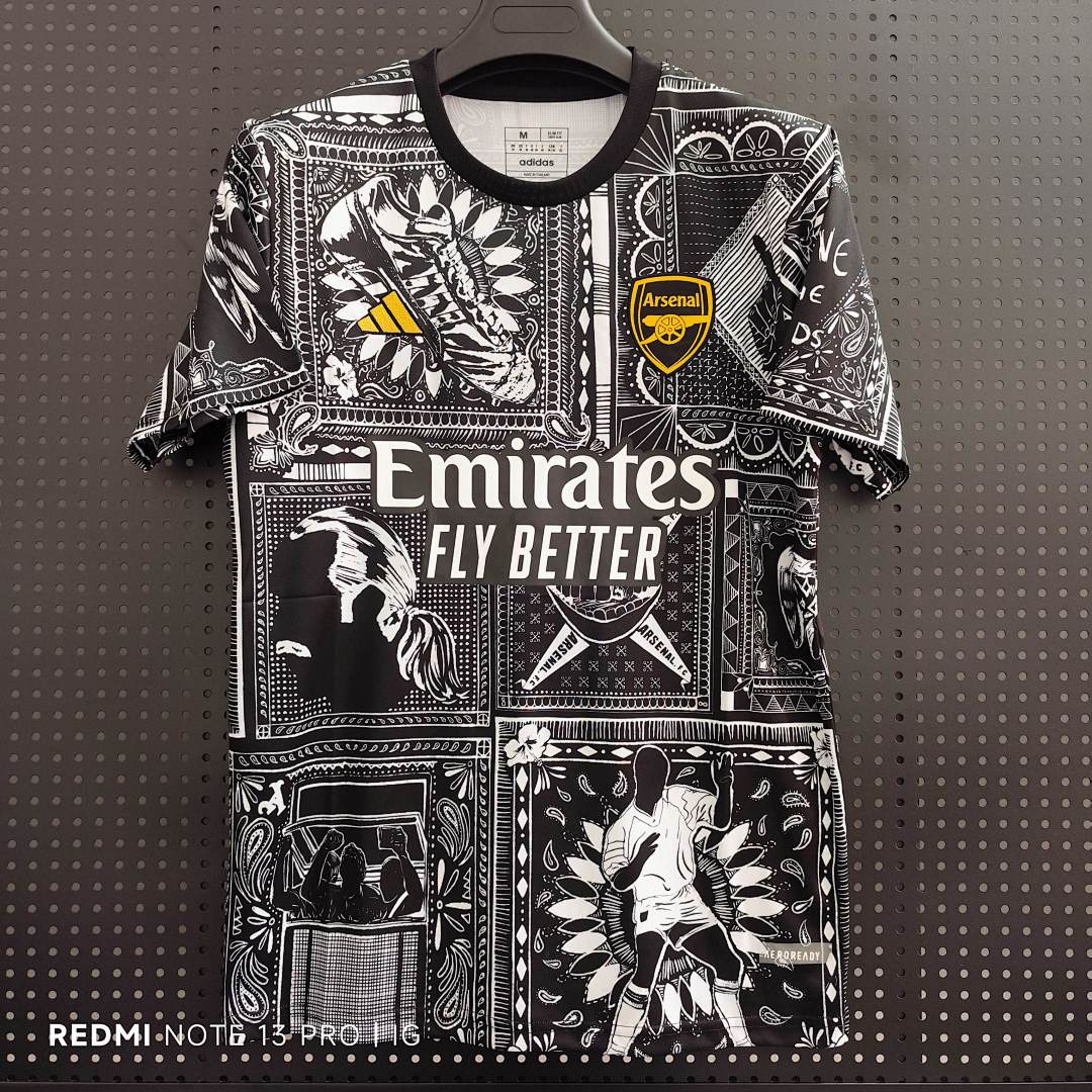 Arsenal 23/24 Black Football Shirt