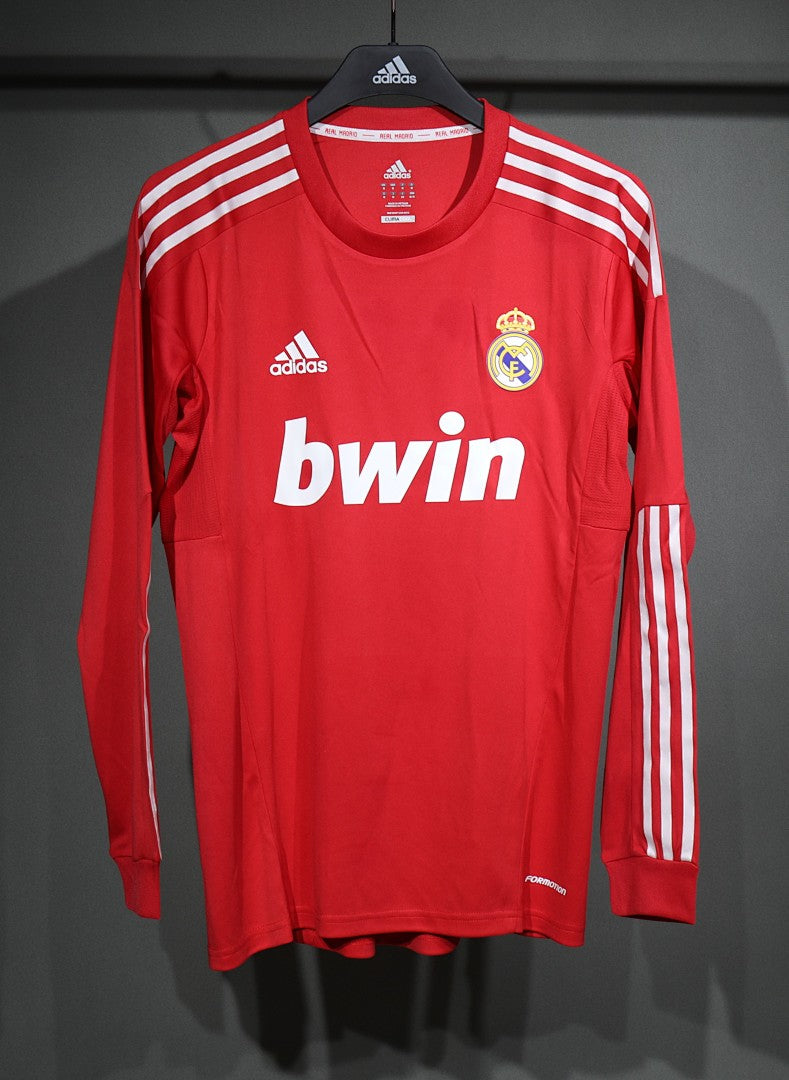 Real Madrid 11/12 Away Player Version Long Sleeve Football Shirt