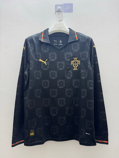 Portugal 26/27 Black Special Edition Long Sleeve Football Shirt