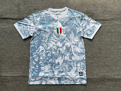 Italy 2024 White Anniversary Football Shirt