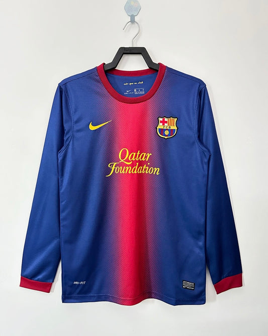 Barcelona 12/13 Home Long Sleeve Football Shirt