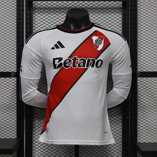 River Plate 26/27 Home Long Sleeve Football Shirt