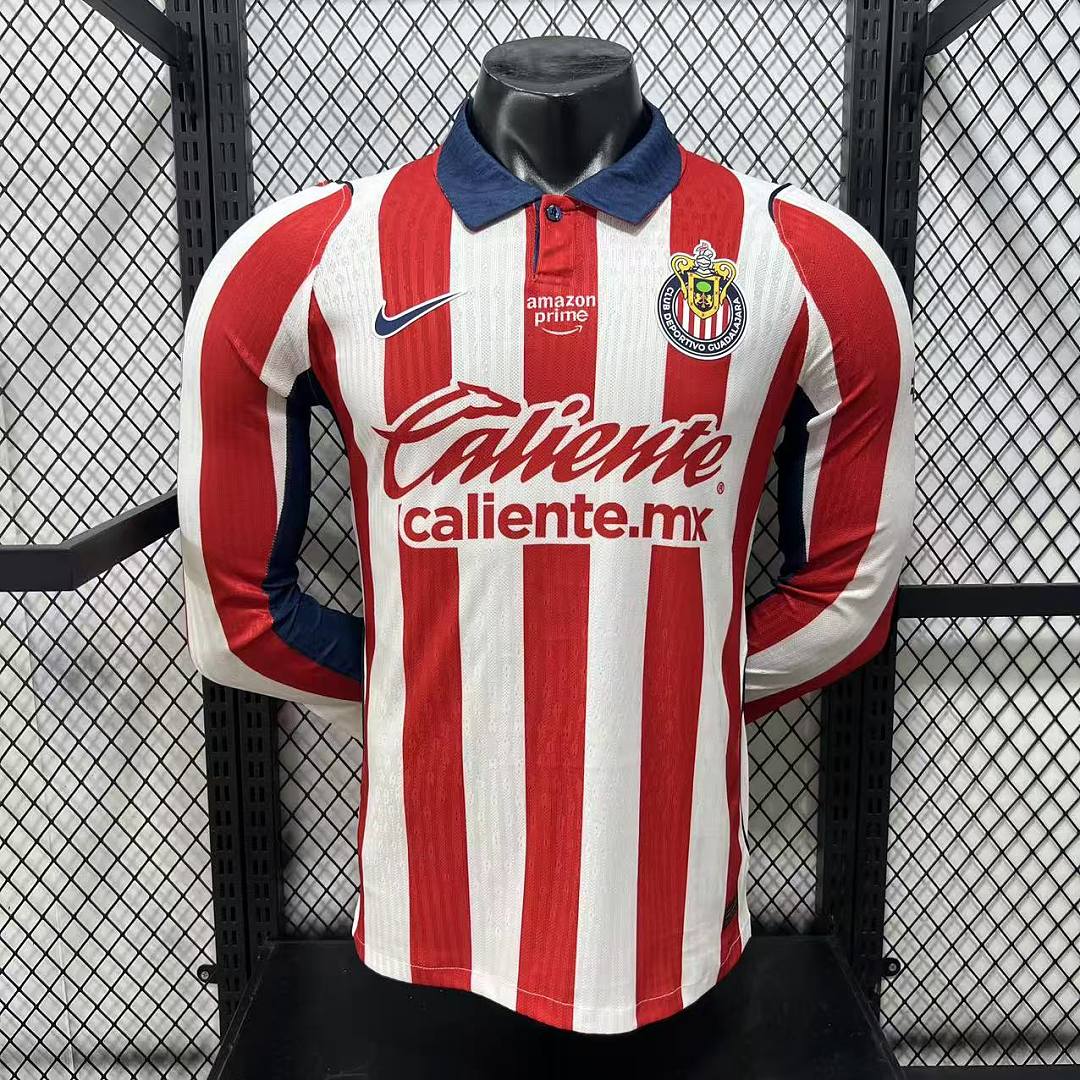 Chivas 26/27 Home Long Sleeve Football Shirt