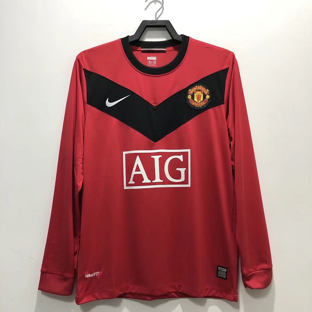 Manchester United 2010 Home Long Sleeve Football Shirt