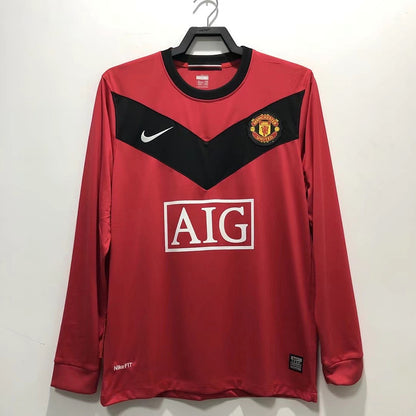Manchester United 2010 Home Long Sleeve Football Shirt