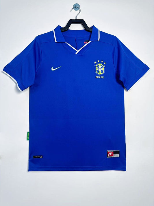 Brazil 1997 Away Football Shirt