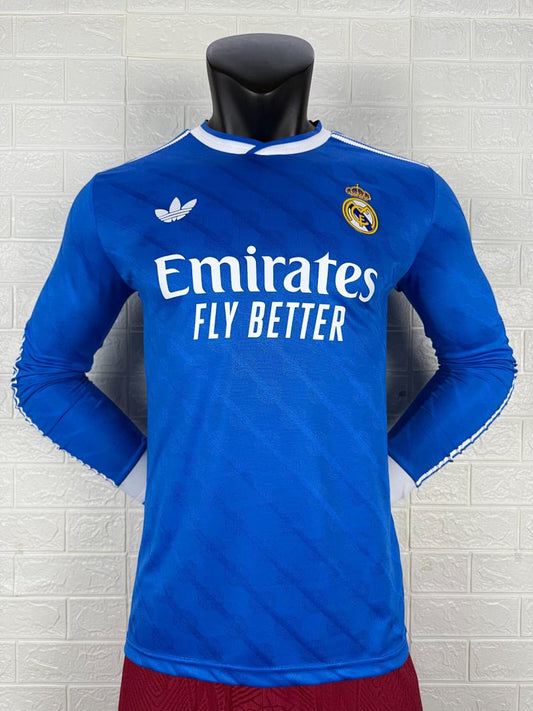 Real Madrid 25/26 Third Long Sleeve Football Shirt