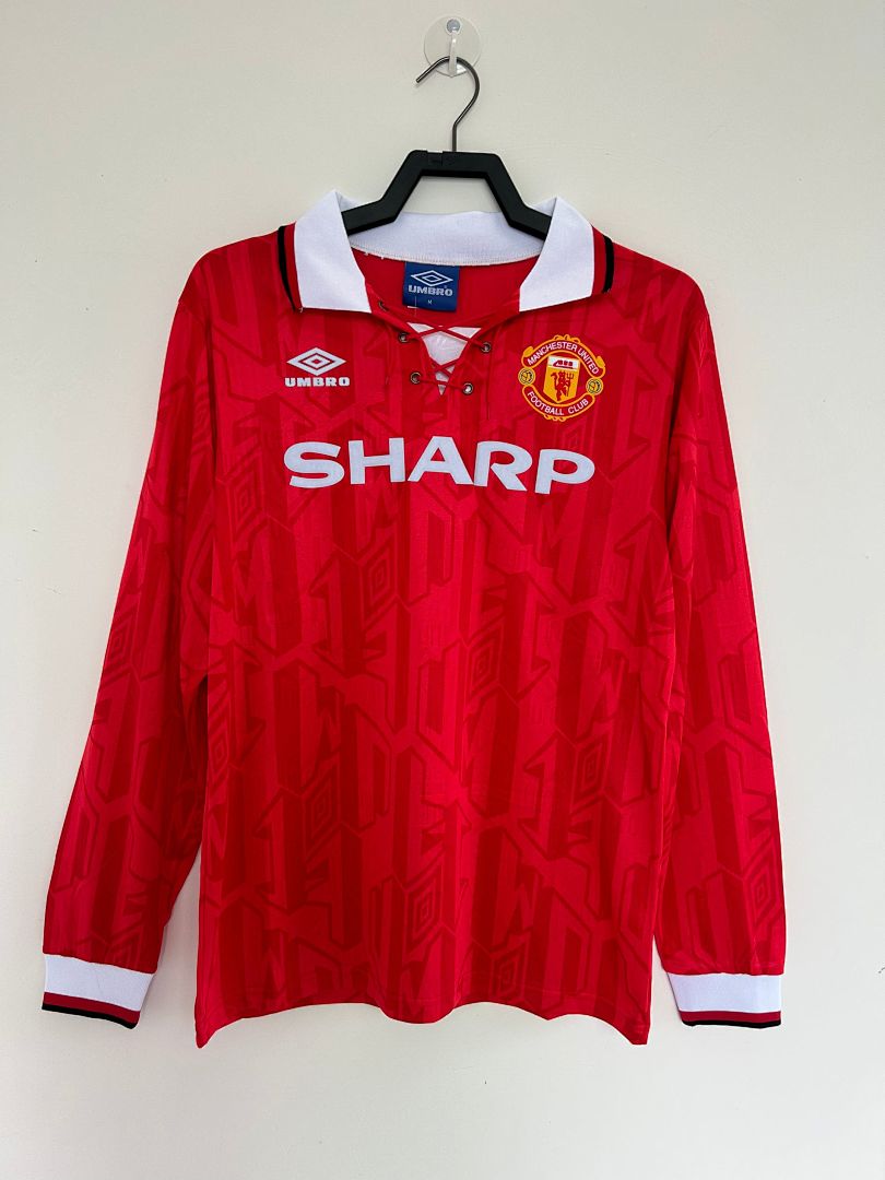 Manchester United 92/94 Home Long Sleeve Football Shirt