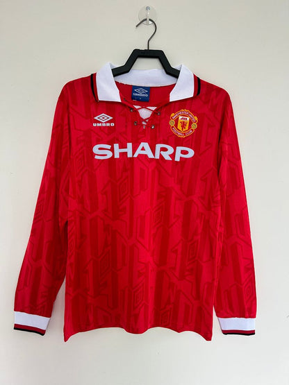 Manchester United 92/94 Home Long Sleeve Football Shirt