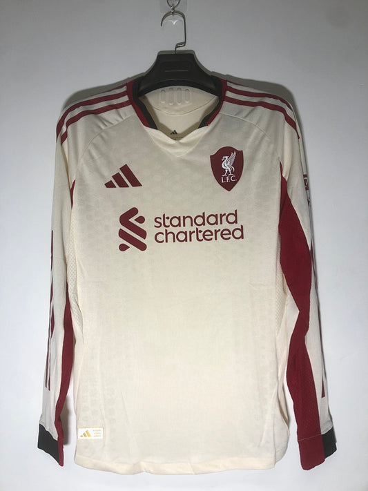 Liverpool 25/26 Away Long Sleeve Player Version Football Shirt