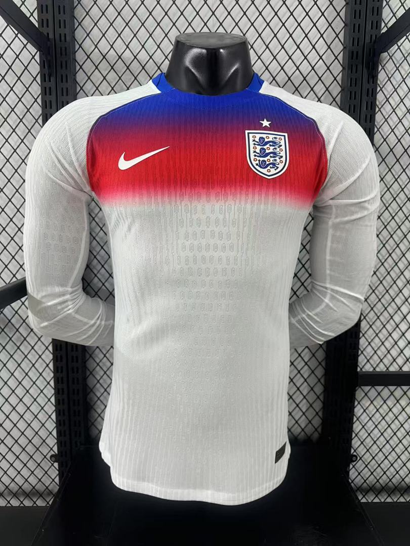 England 25/26 Home Long Sleeve Football Shirt