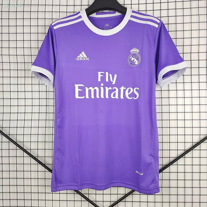 Real Madrid 16/17 Away Purple Football Shirt