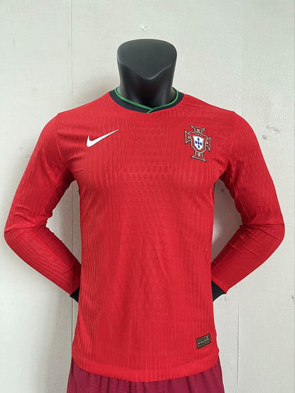 Portugal 24/25 Home Long Sleeve Football Shirt