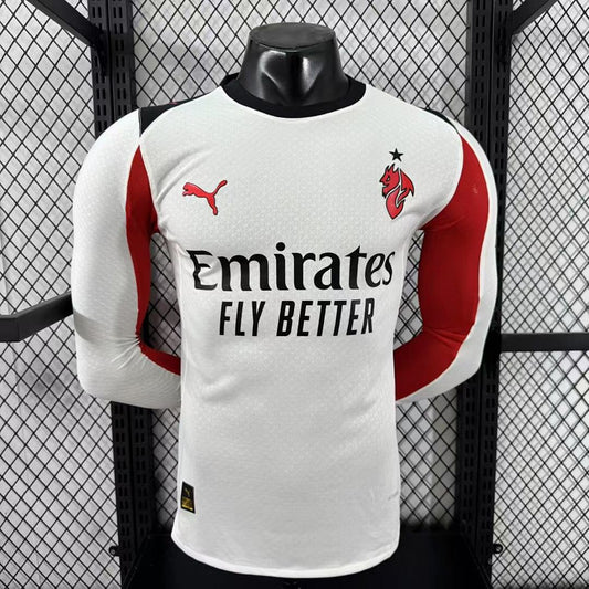 AC Milan 25/26 Away Long Sleeve Football Shirt