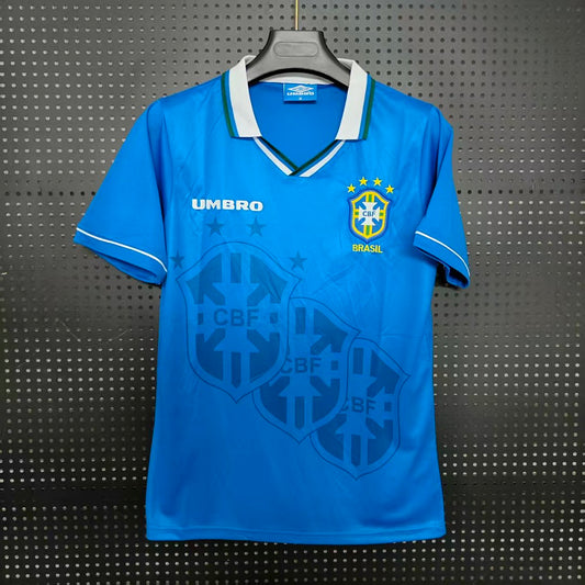 Brazil 1996 Away Football Shirt