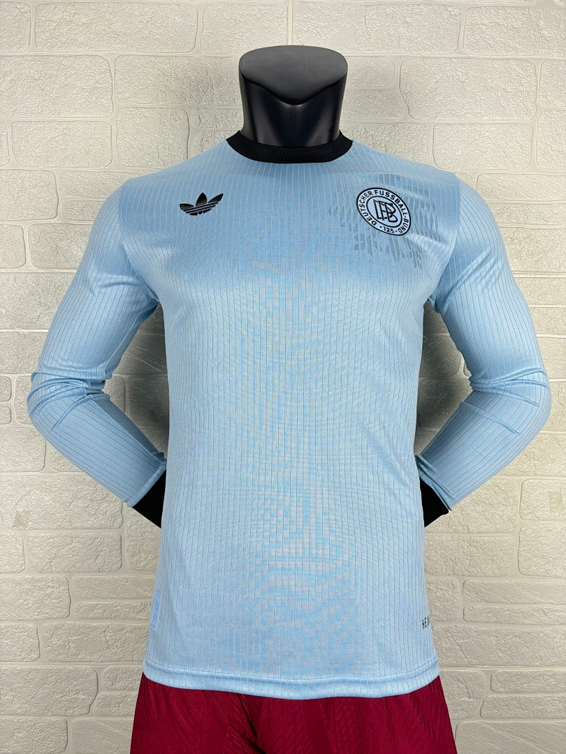 Germany 25/26 Blue Special Edition Long Sleeve Football Shirt