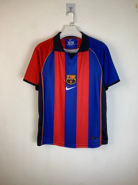 Barcelona 01/02 Home Football Shirt