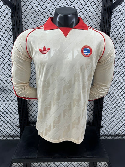Retro Bayern Munich 24/25 Long Sleeve Football Shirt
