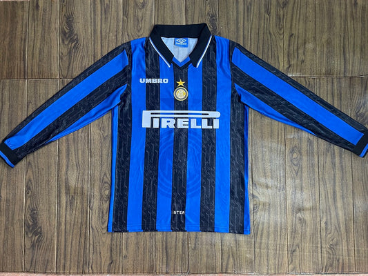 Inter Milan 97/98 Home Long Sleeve Football Shirt