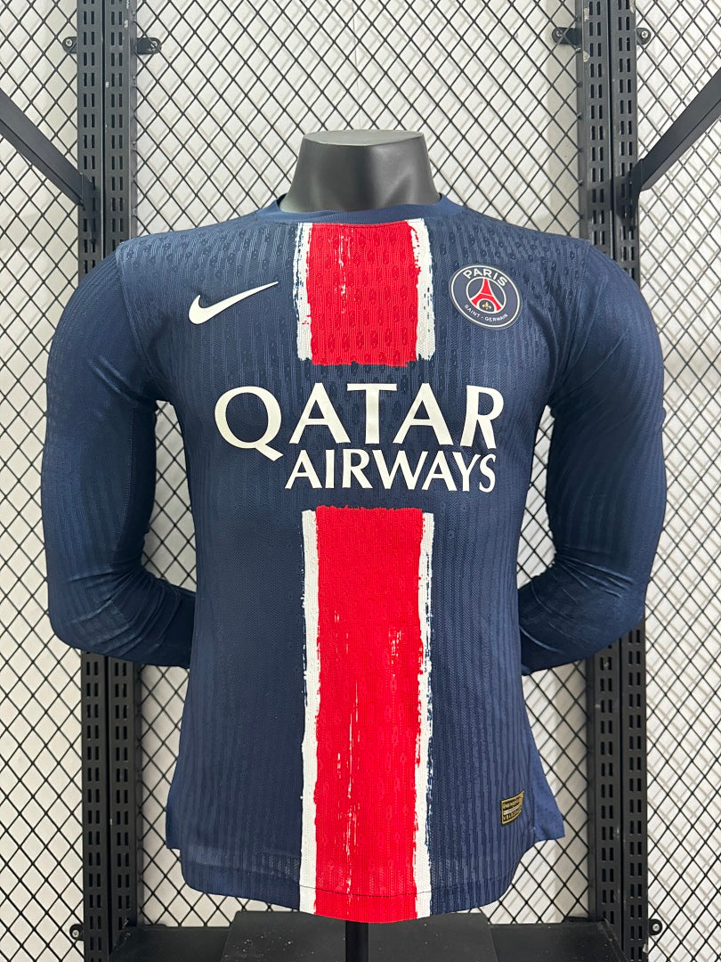 Paris Saint-Germain 24/25 Home Long Sleeve Football Shirt