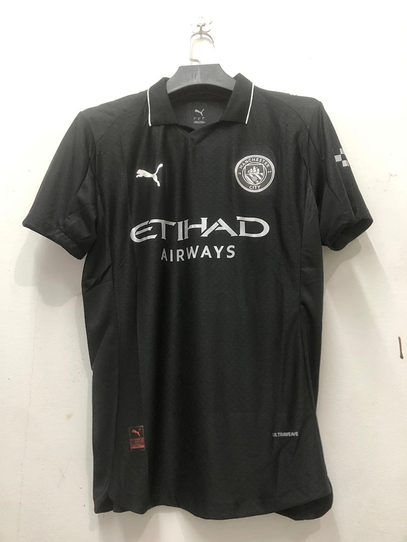 Manchester City 25/26 Black Player Version Football Shirt
