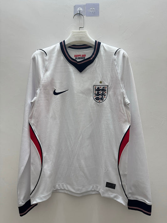England 26/27 Home Long Sleeve Football Shirt