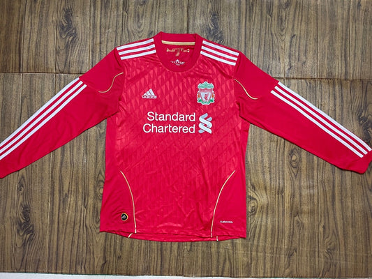 Liverpool 10/11 Home Long Sleeve Football Shirt