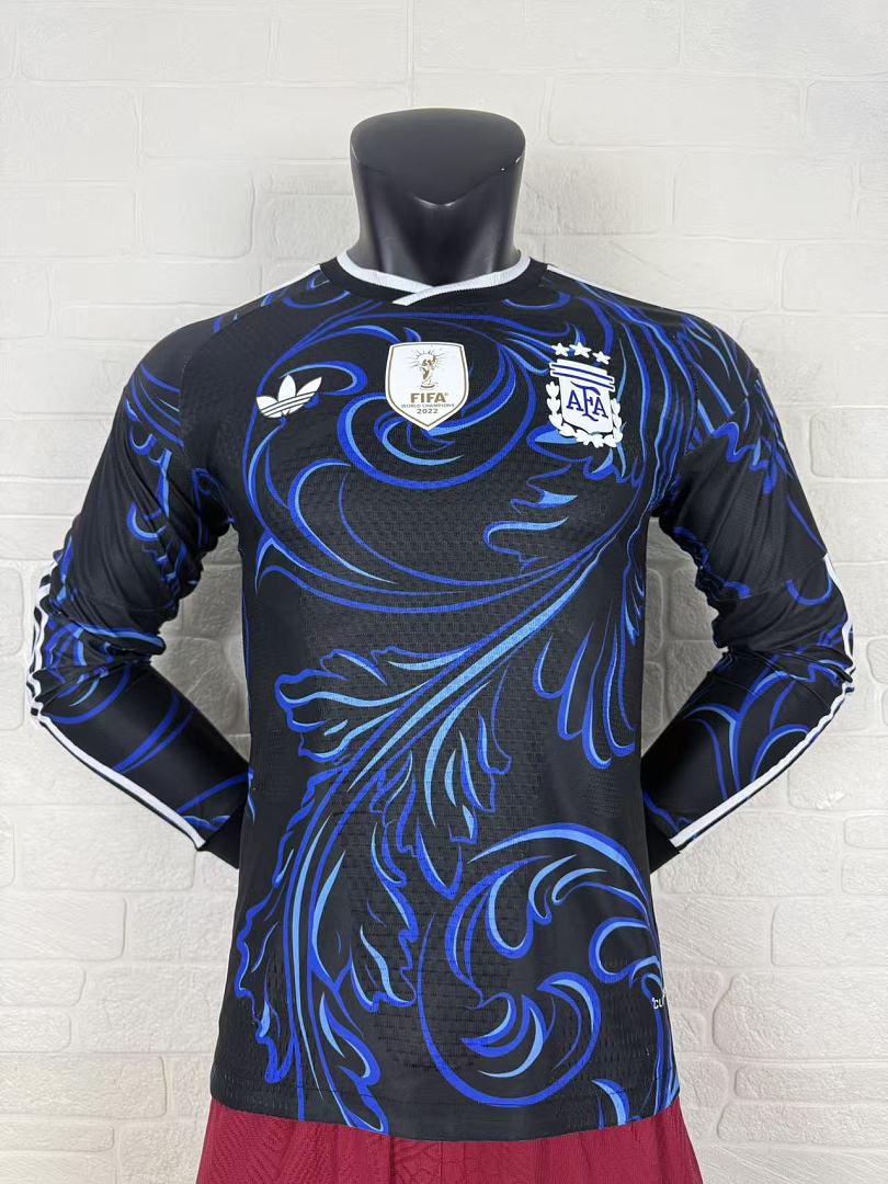 Argentina 26/27 Away Long Sleeve Player Version Football Shirt