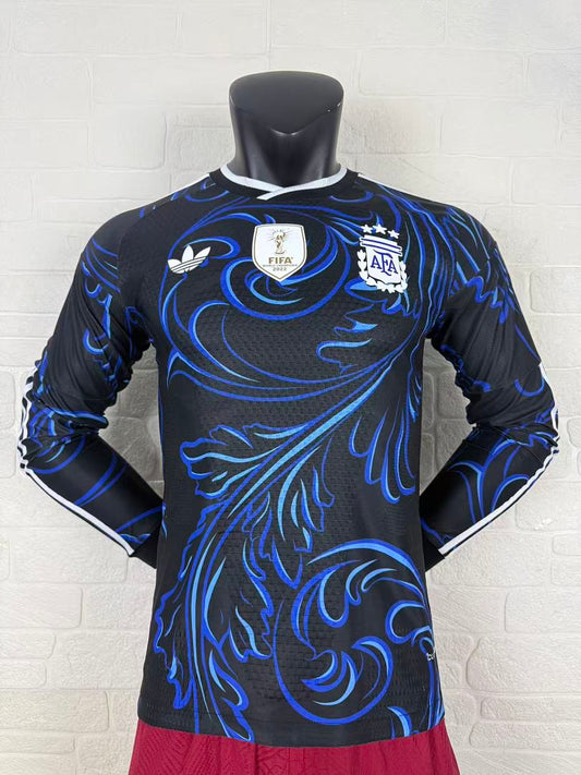 Argentina 26/27 Away Long Sleeve Player Version Football Shirt