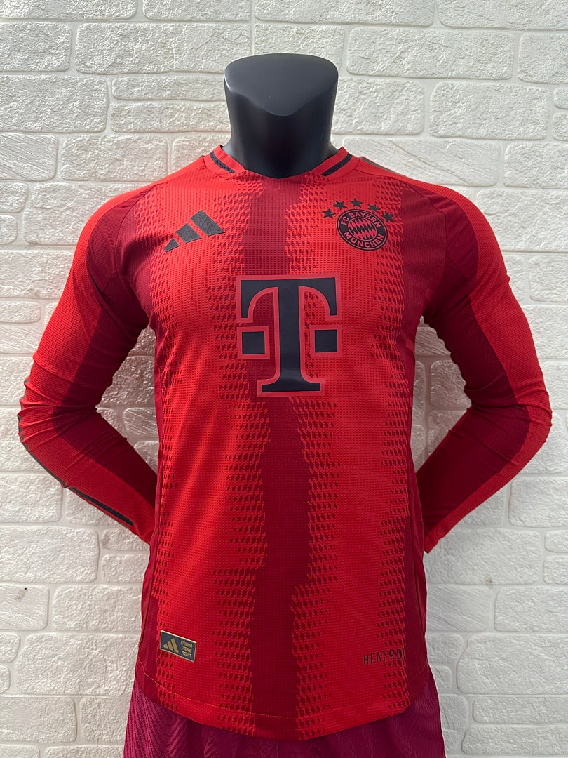 Bayern Munich 24/25 Home Long Sleeve Football Shirt